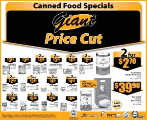 giant canned food specials supermarket promotions