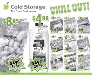 cold storage chill out supermarket promotions