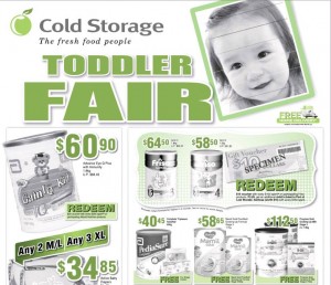 cold storage toddler fair supermarket promotions