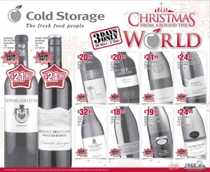 cold storage wine supermarket promotions