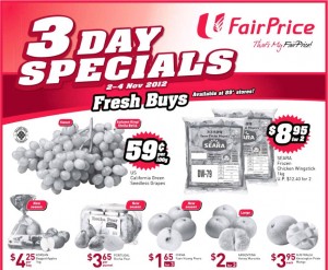 fairprice 3 days specials supermarket promotions 