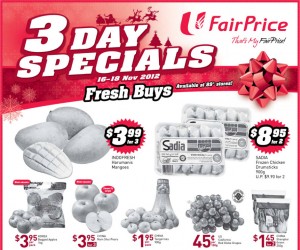 fairprice 3 days supermarket promotions