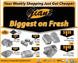 Giant biggest on fresh supermarket promotions