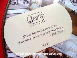 JER'S SAN FRANCISCO PEANUT BUTTER & CHOCOLATE CONFECTIONS