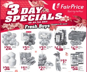 fairprice 3 days only supermarket promotions 