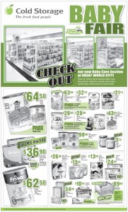 Cold Storage baby fair supermarket promotions
