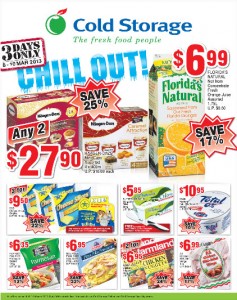 Cold storage chill out supermarket promotions