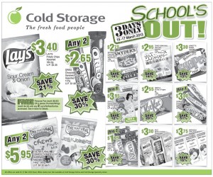 cold storage easter supermarket promotions
