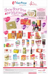 fairprice mother's day supermarket promotions