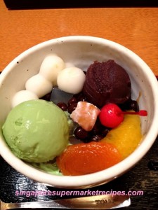 Japanese Kakigori Shaved Ice Dessert
