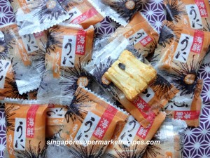japanese uni rice crackers