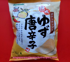 Daiso spicy yuzu chips
