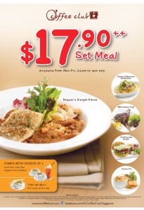 coffee club set meal promotions