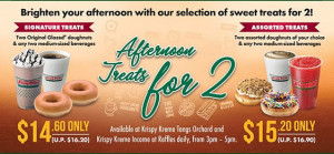 Krispy Kreme Afternoon Treats for 2 promotions